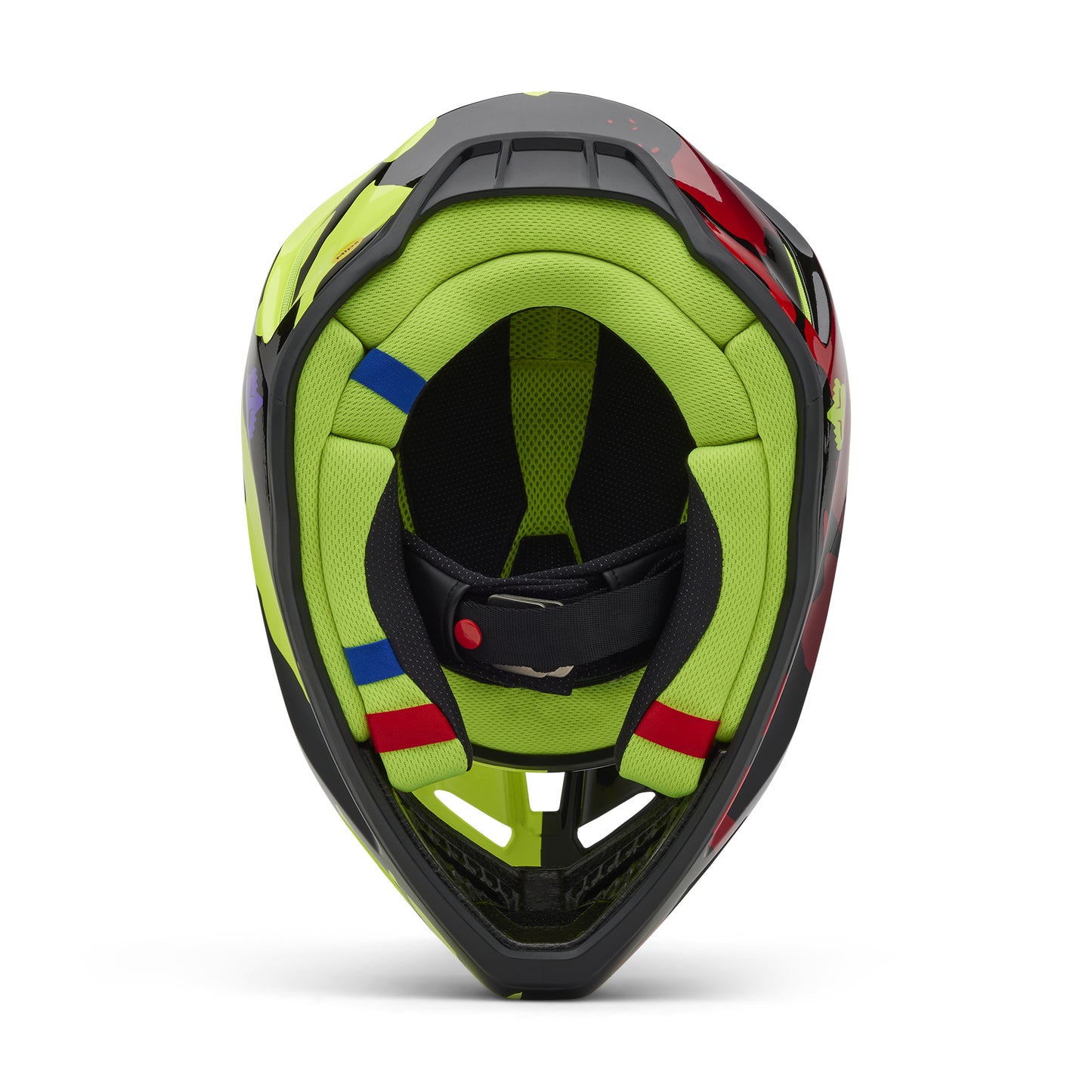 Fox MX25 V3 Throttle Helmet - Black / Yellow