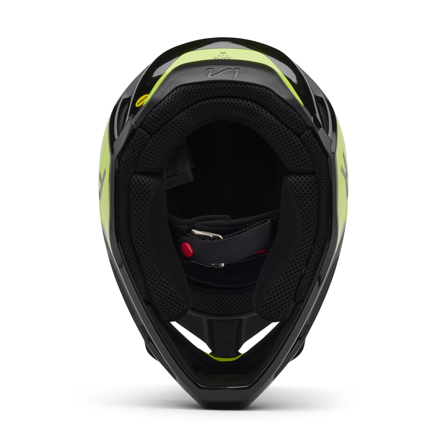 Fox MX25 V1 Lean Helmet - Grey / Yellow