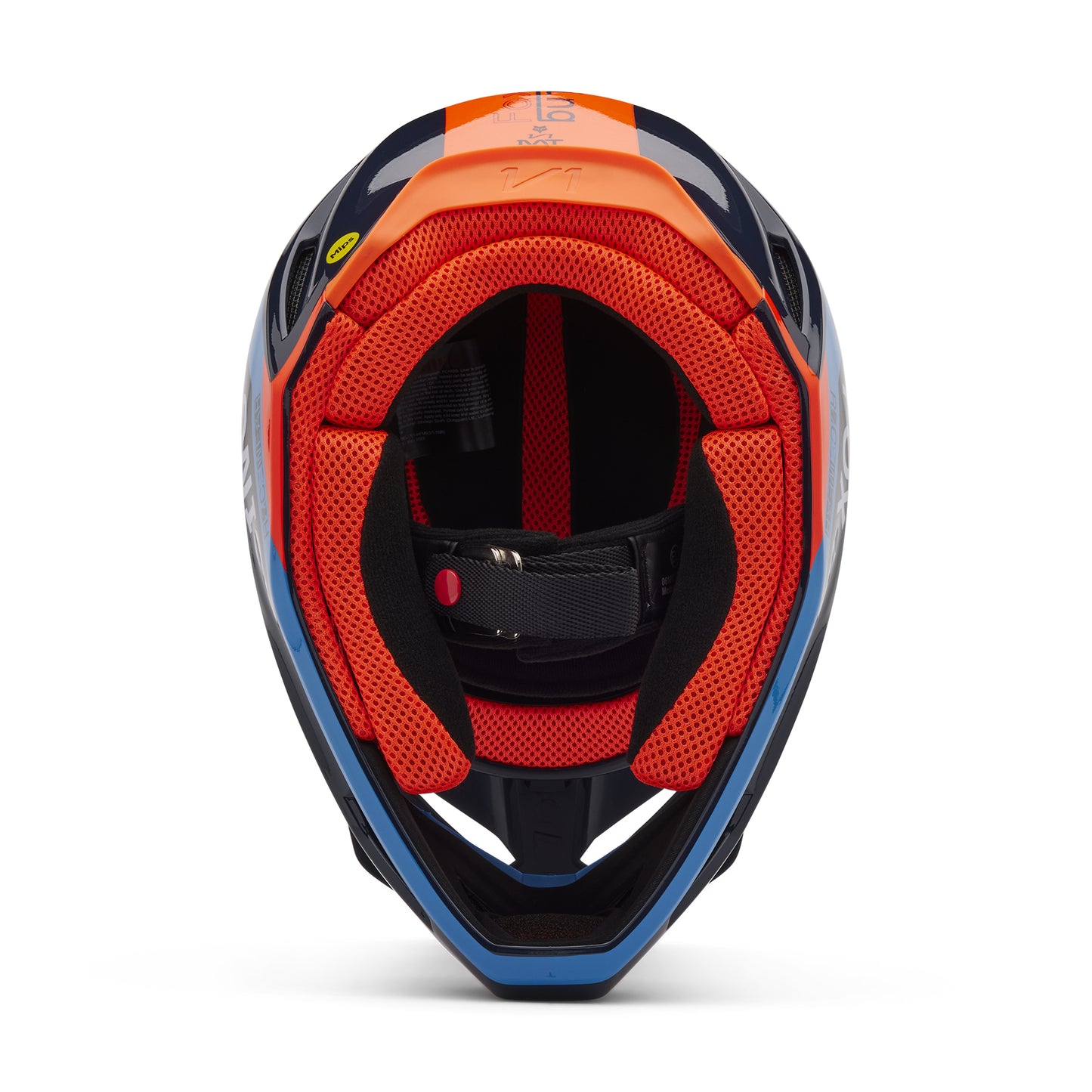 Fox MX25 V1 Race Spec Helmet - Navy / Orange