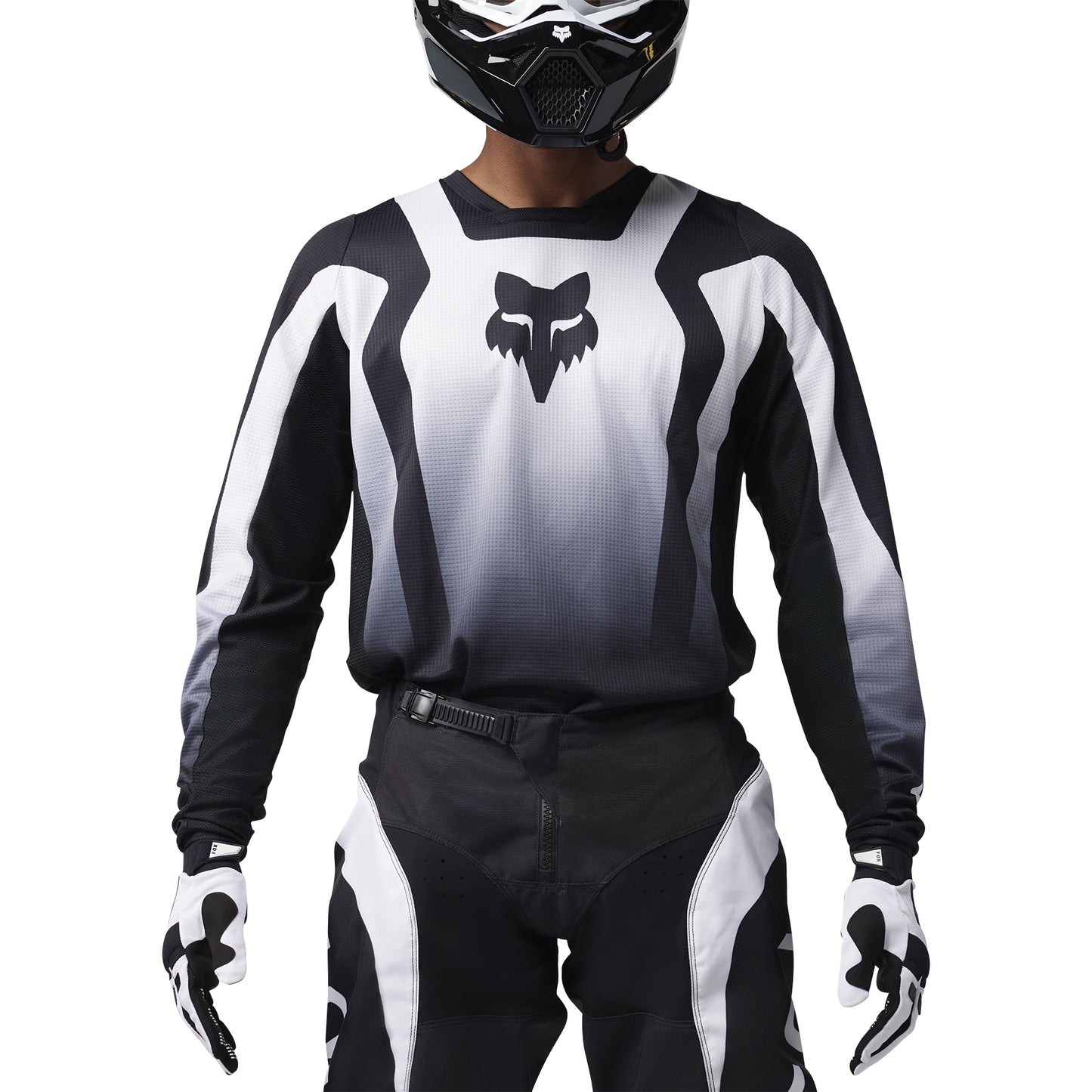 Fox MX25 180 Lean Jersey - Black / White