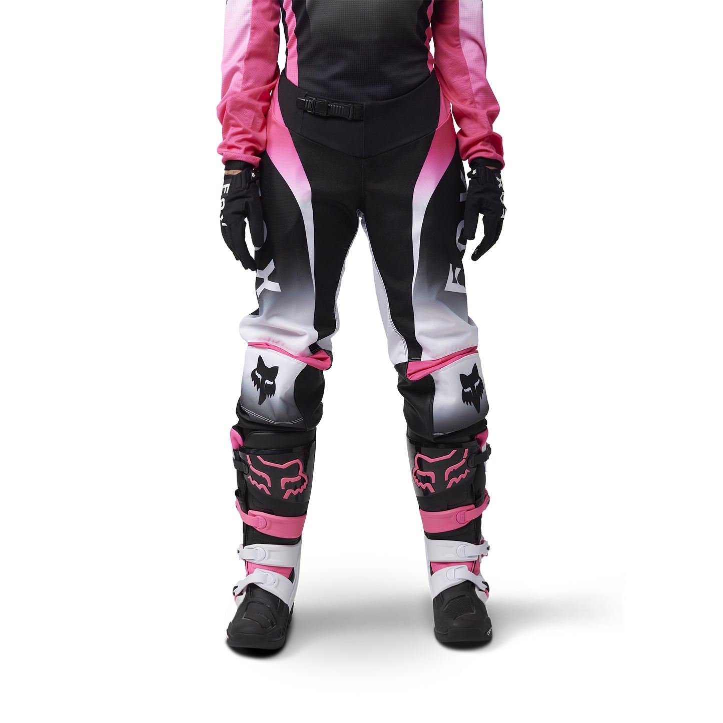 Fox MX25 Women's 180 Lean Pants - Black Pink