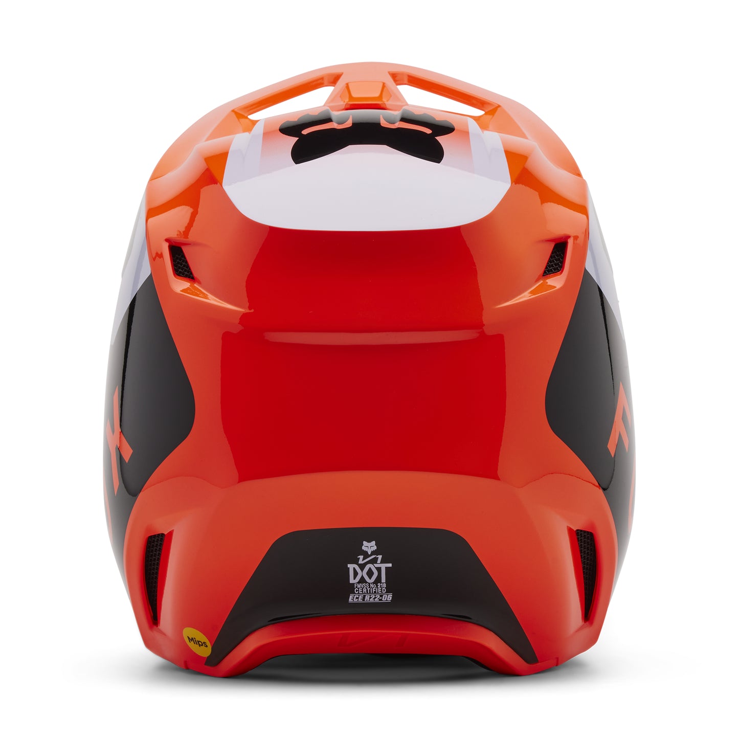 Fox MX25 Youth V1 Lean Helmet - Orange