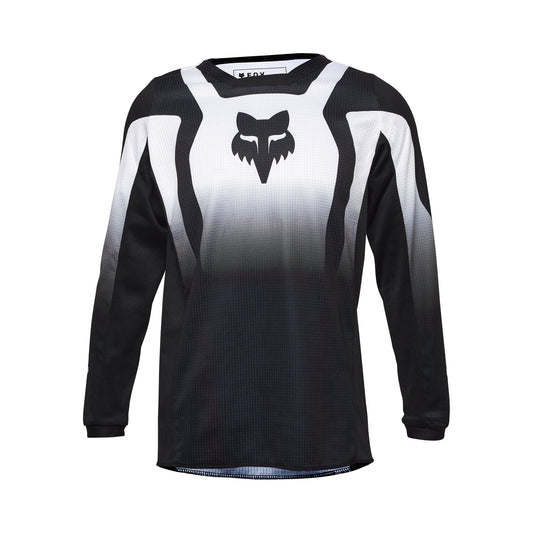 Fox MX25 Youth 180 Lean Jersey - Black / White