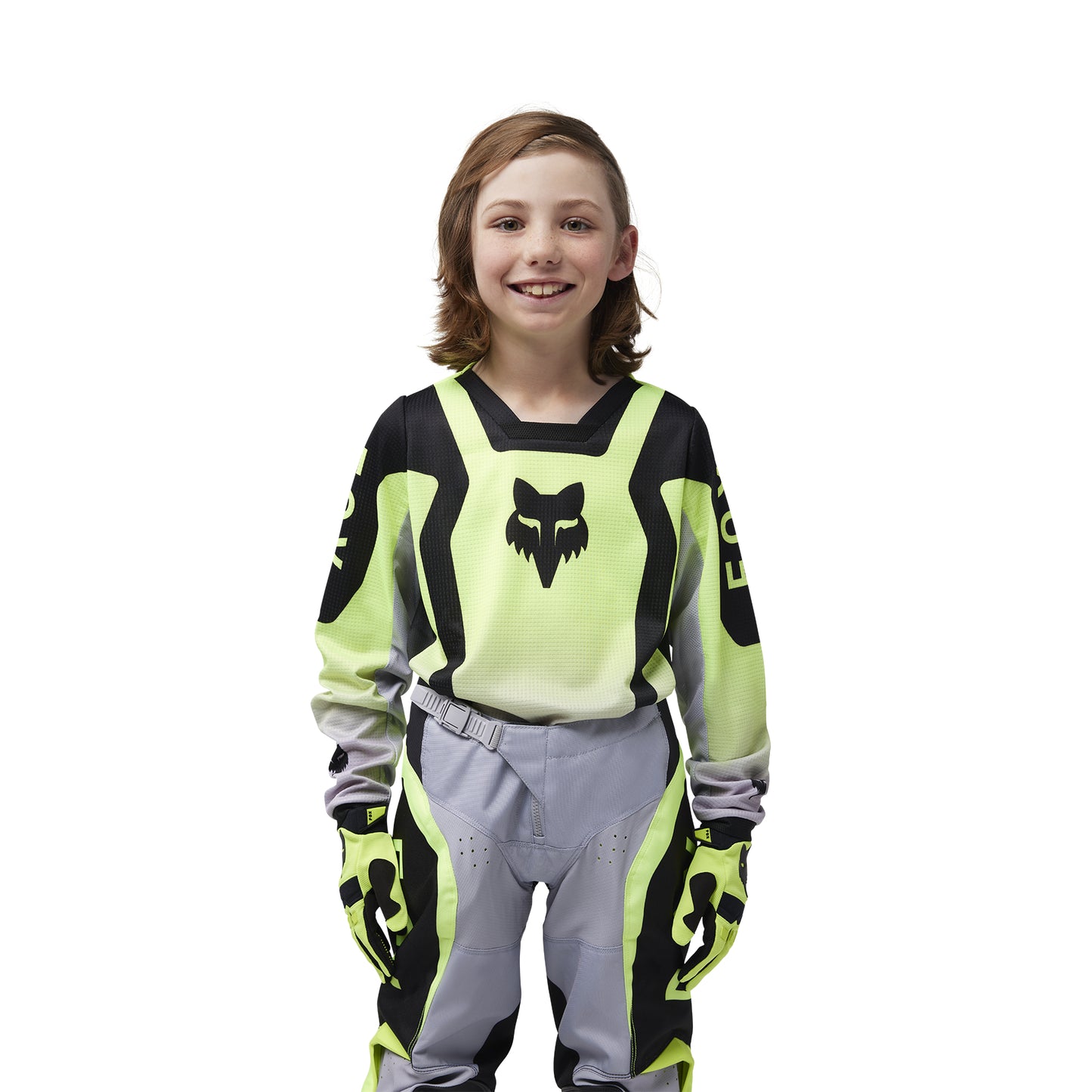 Fox MX25 Youth 180 Lean Jersey Yellow