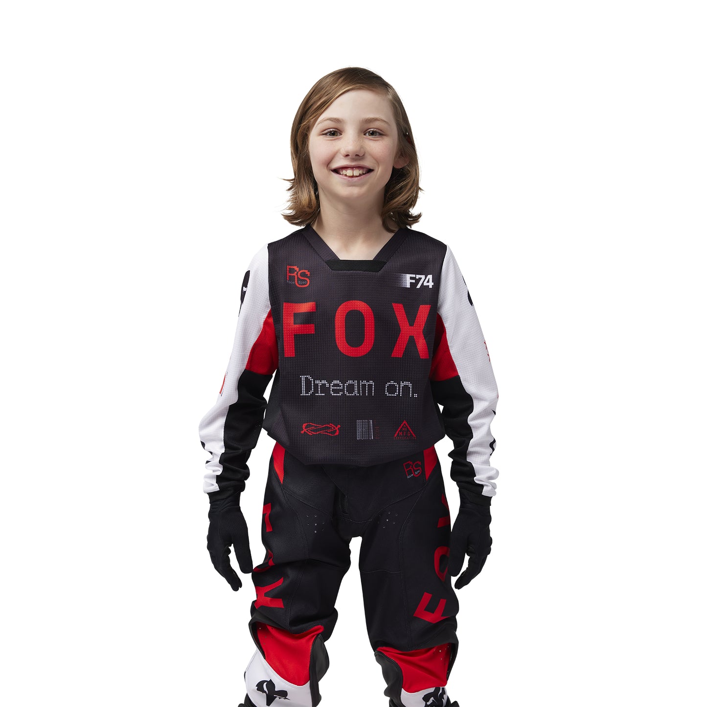 Fox MX25 Youth 180 Race Spec Jersey Red