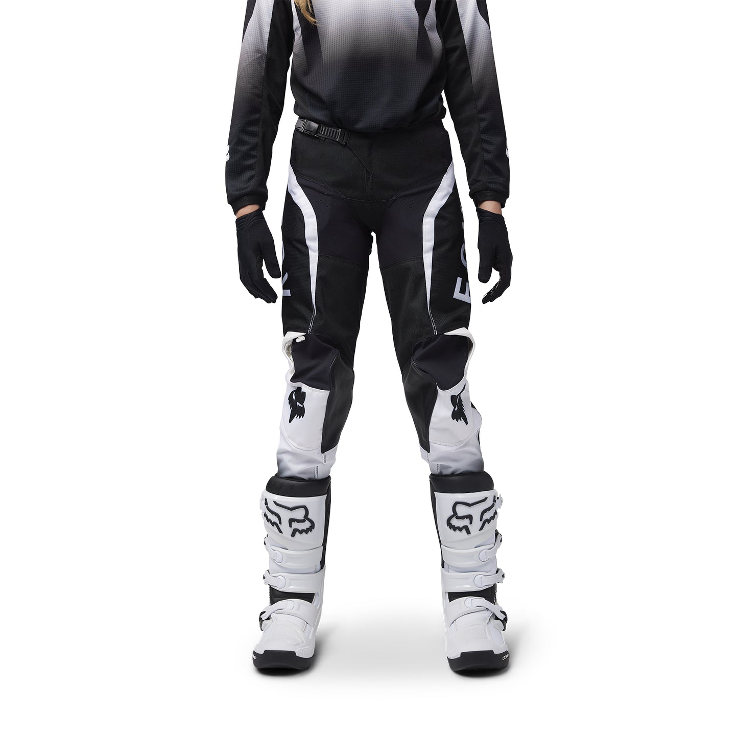 Fox MX25 Youth 180 Lean Pants - Black / White