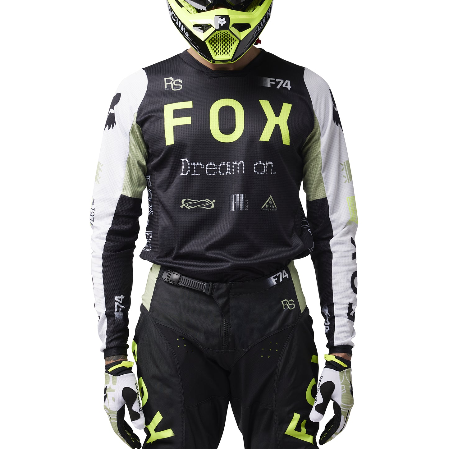 Fox MX25 180 Race Spec Jersey Green