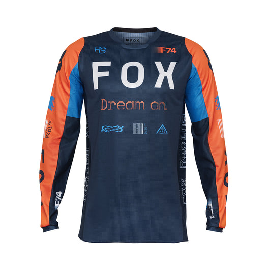 Fox MX25 180 Race Spec Jersey Navy Orange