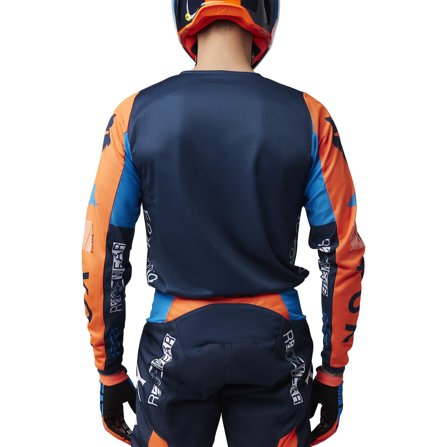 Fox MX25 180 Race Spec Jersey Navy Orange