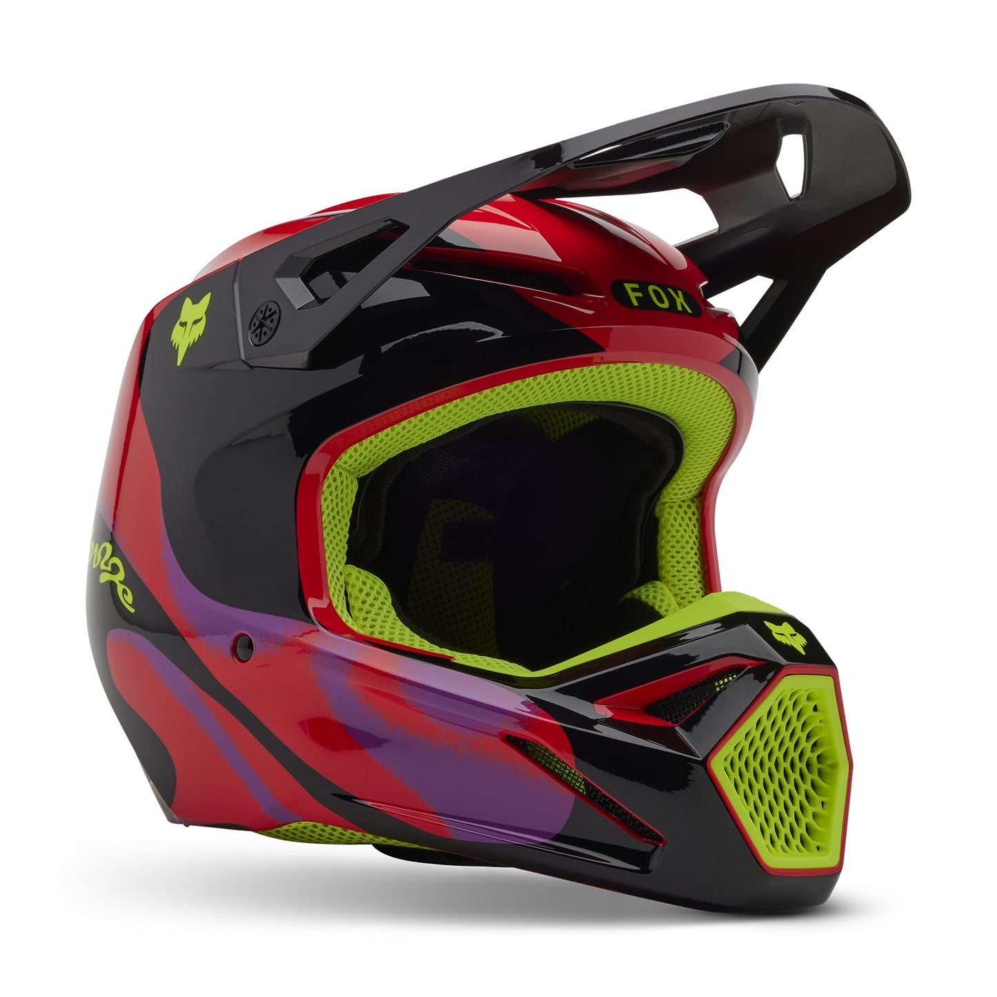Fox MX25 V1 Emotion Helmet - Red