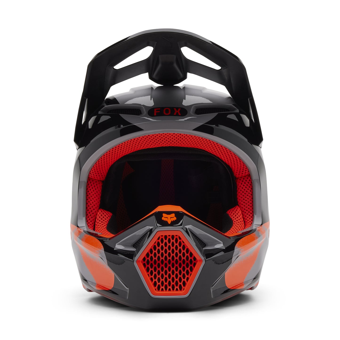 Fox MX25 V1 Emotion Helmet - Grey