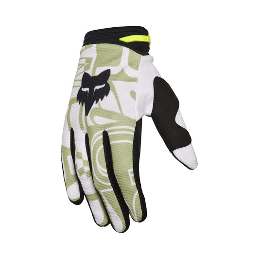 Fox MX25 180 Race Spec Gloves - Green