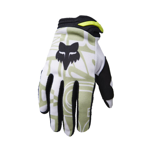 Fox MX25 Youth 180 Race Spec Gloves - Green