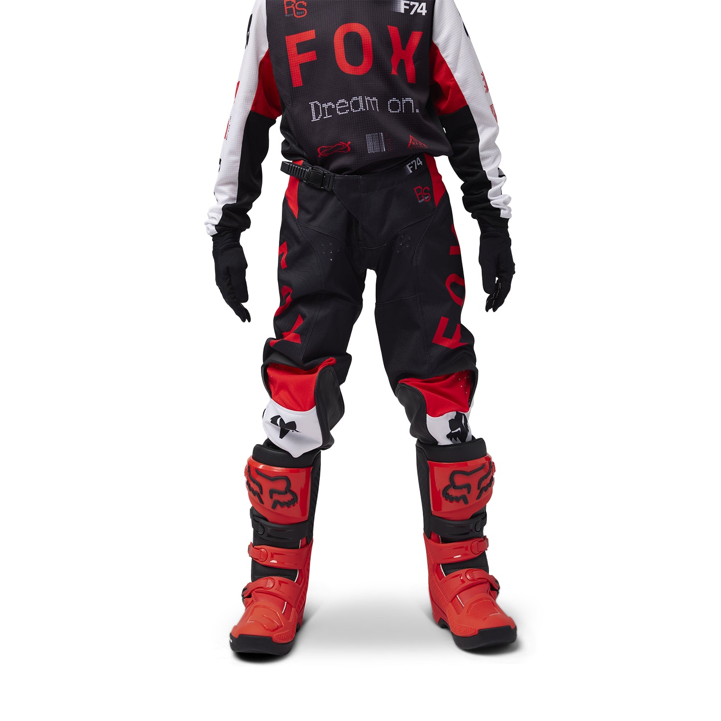 Fox MX25 Youth 180 Race Spec Pants Red