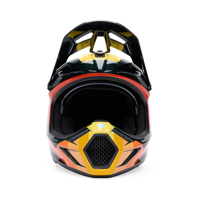 Fox MX25.5 V3 RS Grid Helmet - Black / Orange