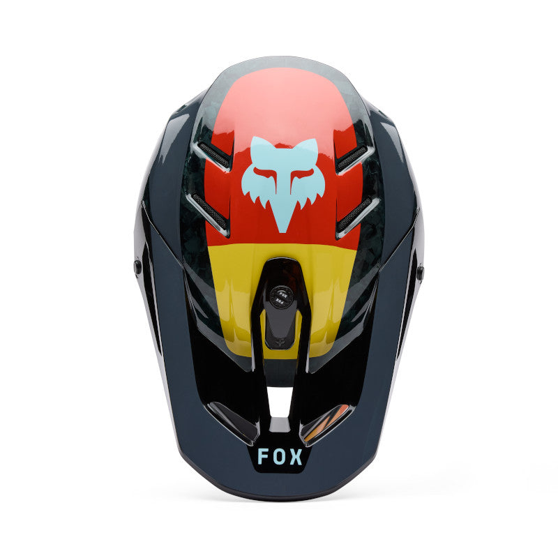 Fox MX25.5 V3 RS Grid Helmet - Black / Orange