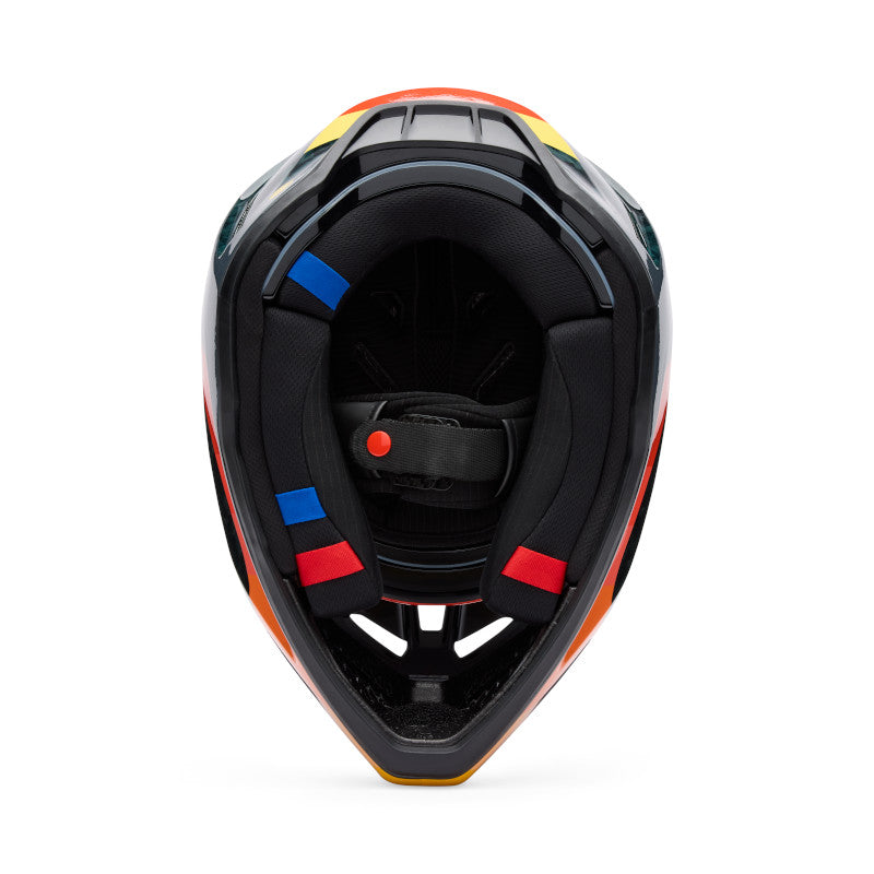 Fox MX25.5 V3 RS Grid Helmet - Black / Orange