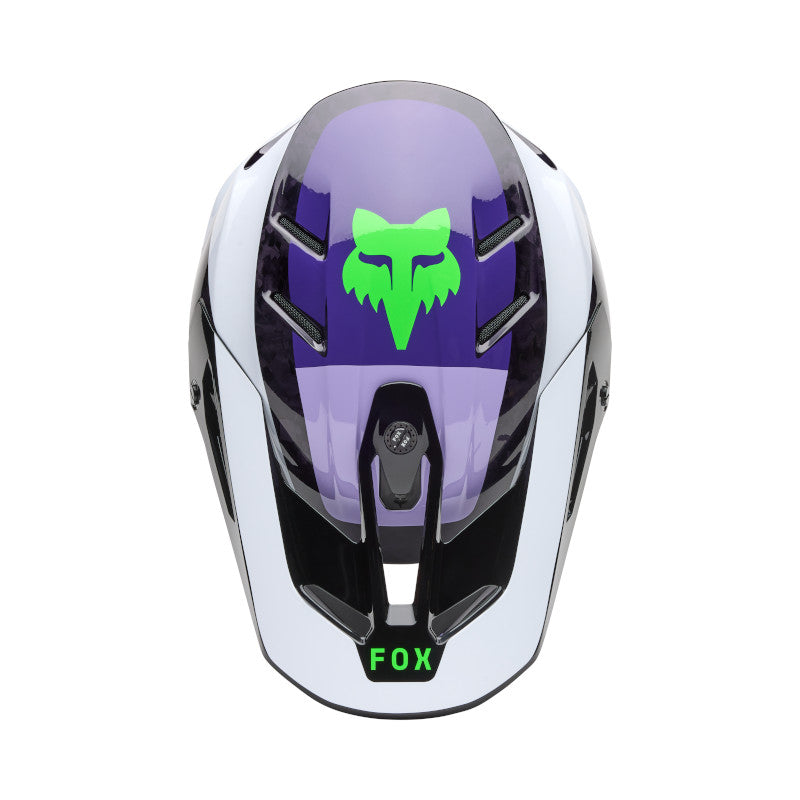 Fox MX25.5 V3 RS Grid Helmet - Black / Purple