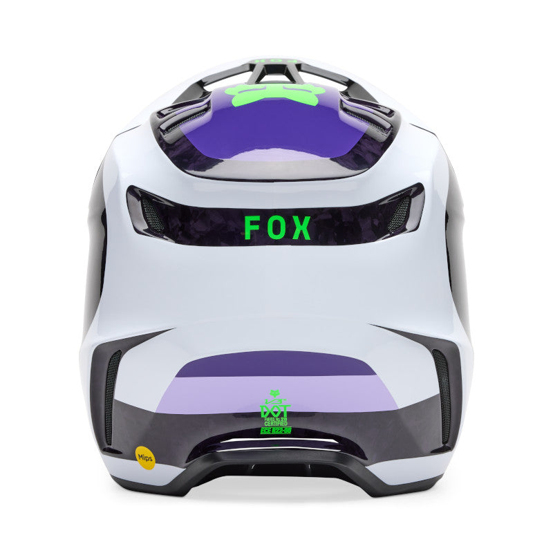 Fox MX25.5 V3 RS Grid Helmet - Black / Purple