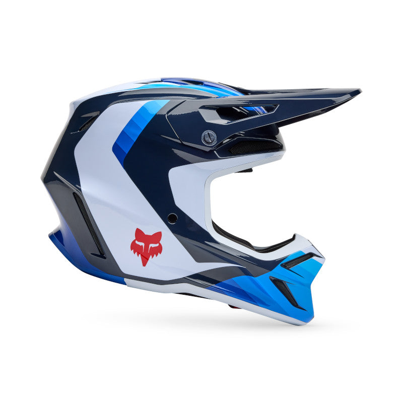 Fox MX25.5 V3 Fade Helmet - White Blue