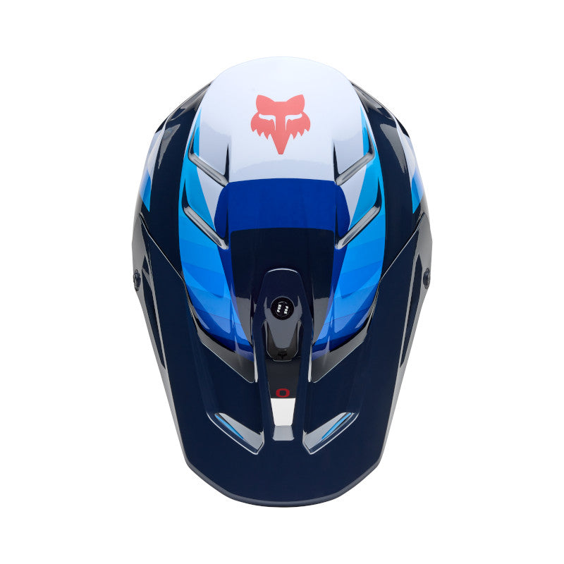 Fox MX25.5 V3 Fade Helmet - White Blue