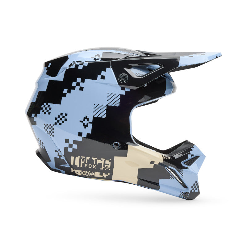 Fox MX25.5 V1 Digi Image Helmet - Black / Blue