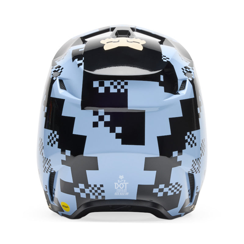 Fox MX25.5 V1 Digi Image Helmet - Black / Blue