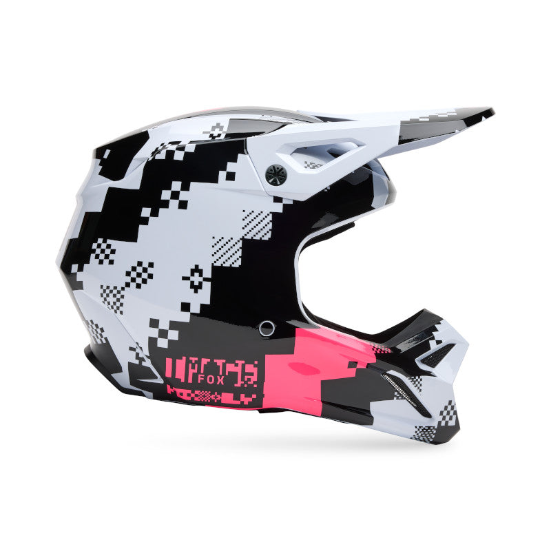 Fox MX25.5 V1 Digi Image Helmet - Black Pink