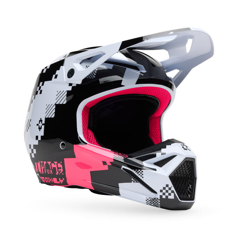 Fox MX25.5 V1 Digi Image Helmet - Black Pink