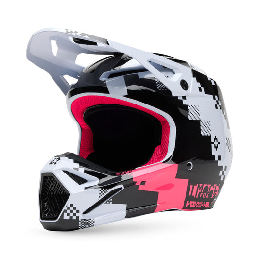 Fox MX25.5 V1 Digi Image Helmet - Black Pink