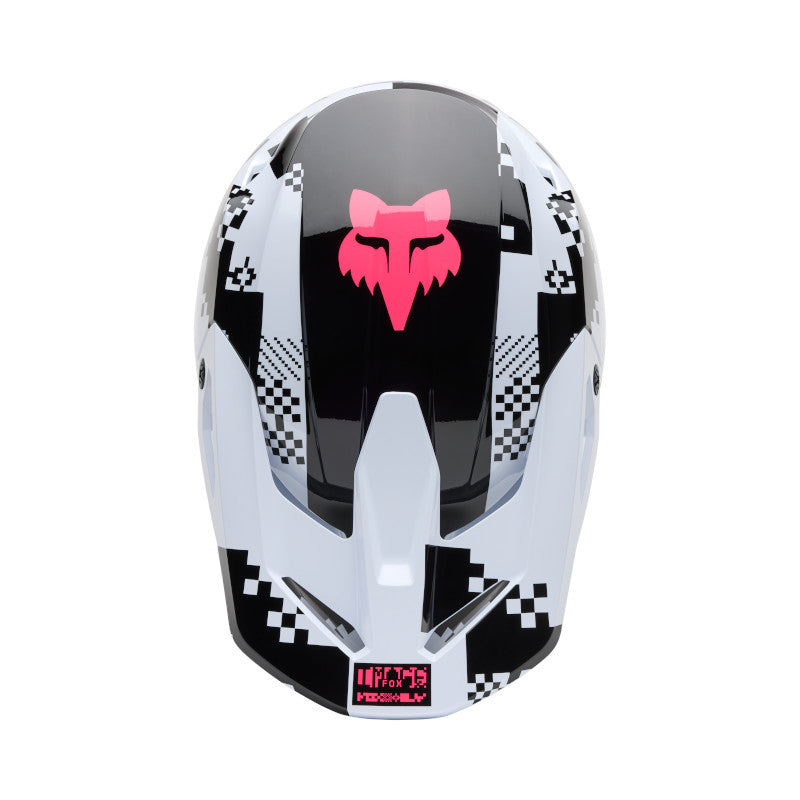 Fox MX25.5 V1 Digi Image Helmet - Black Pink