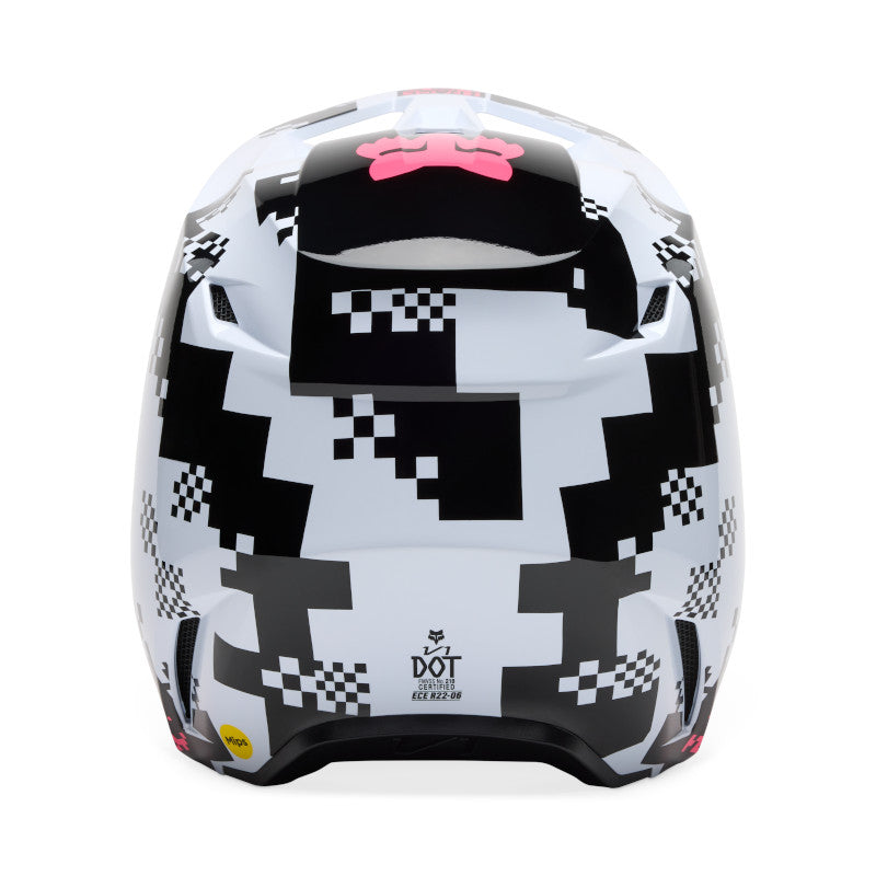 Fox MX25.5 V1 Digi Image Helmet - Black Pink