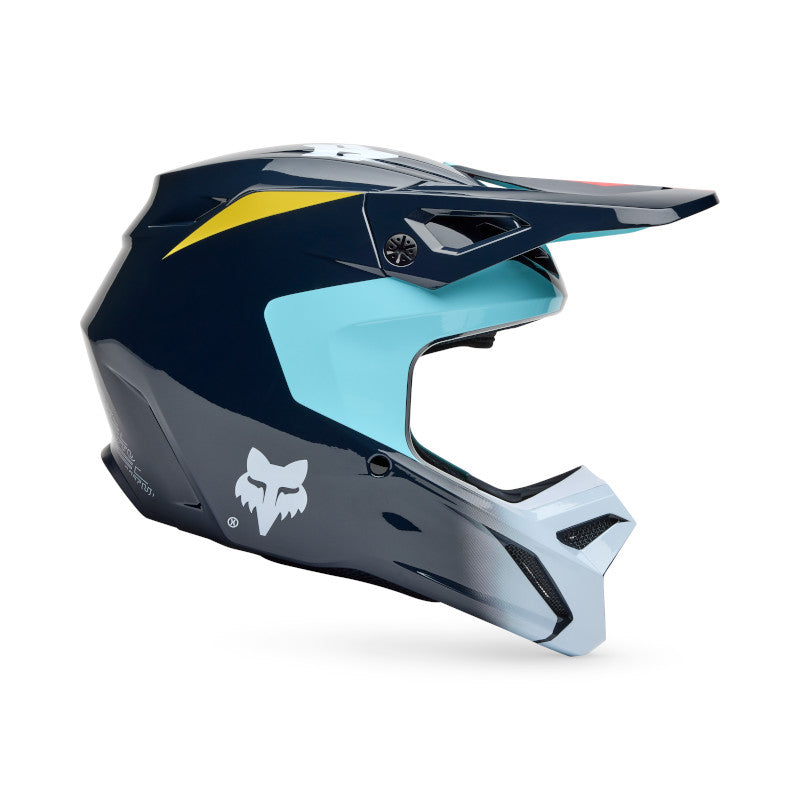 Fox MX25.5 Youth V1 Elevated Helmet - Light Blue