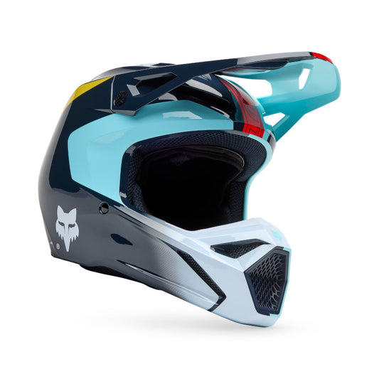 Fox MX25.5 Youth V1 Elevated Helmet - Light Blue
