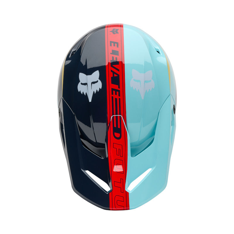 Fox MX25.5 Youth V1 Elevated Helmet - Light Blue