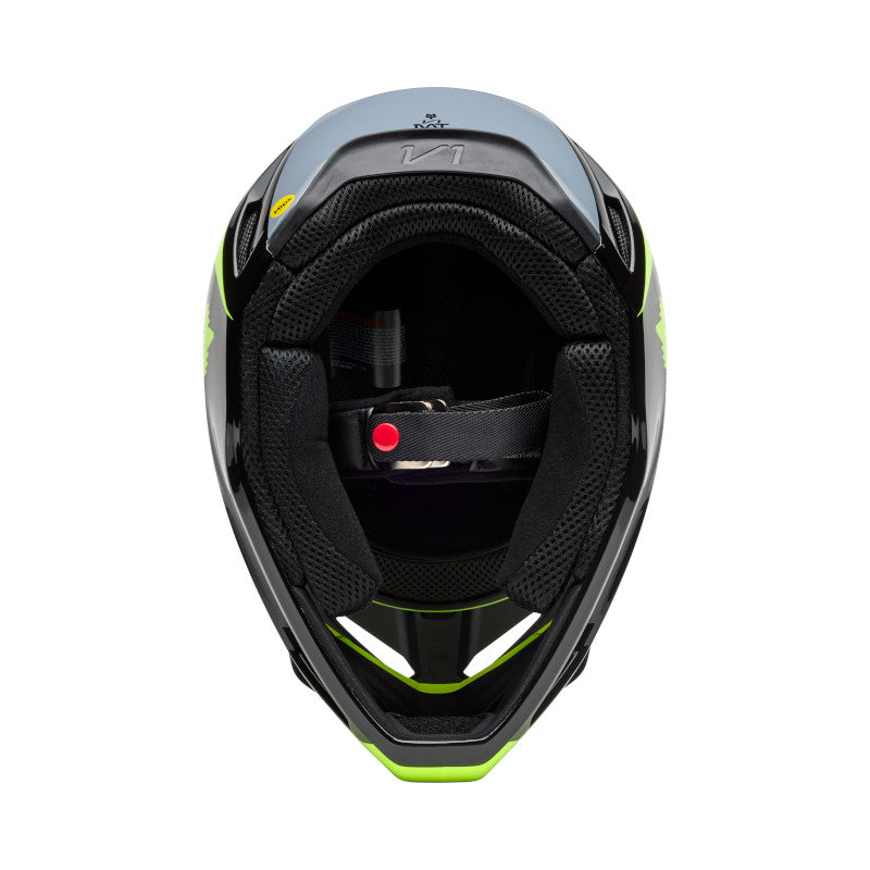 Fox MX25.5 V1 Flow Helmet - Black Yellow