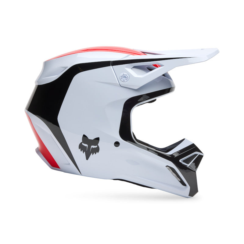 Fox MX25.5 V1 Flow Helmet - White Red