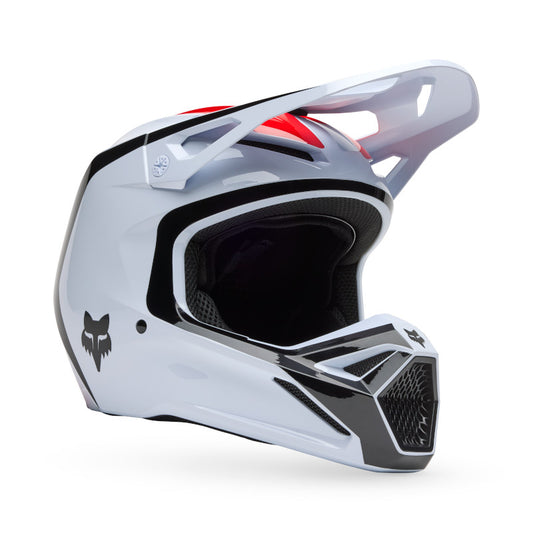 Fox MX25.5 V1 Flow Helmet - White Red