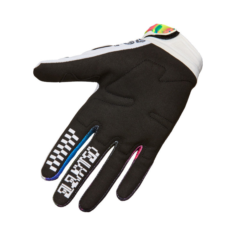 Fox MX26 180 Image Cosmo Gloves - White / Black