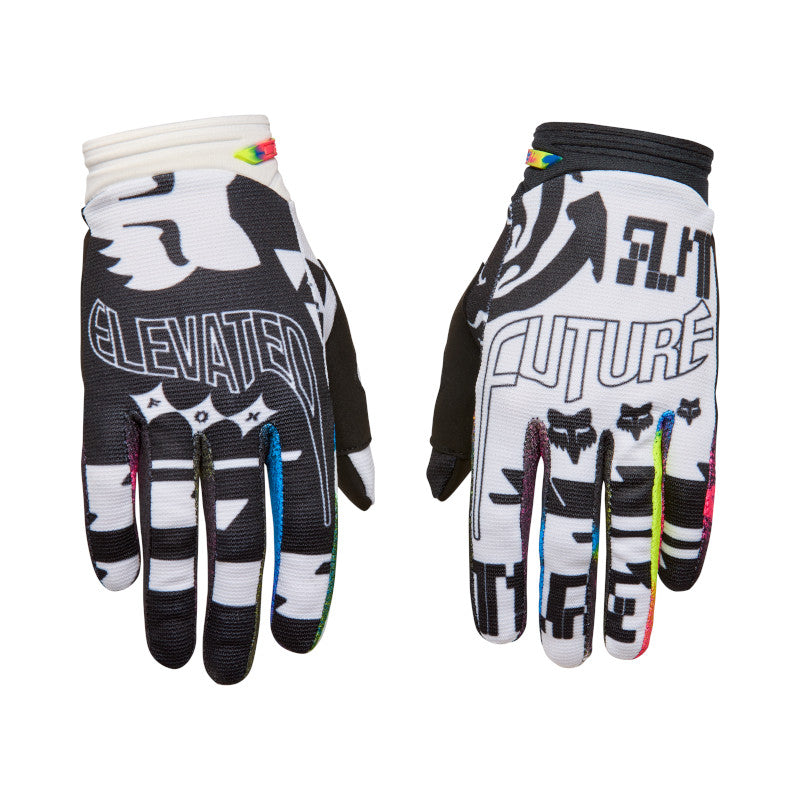 Fox MX26 180 Image Cosmo Gloves - White / Black