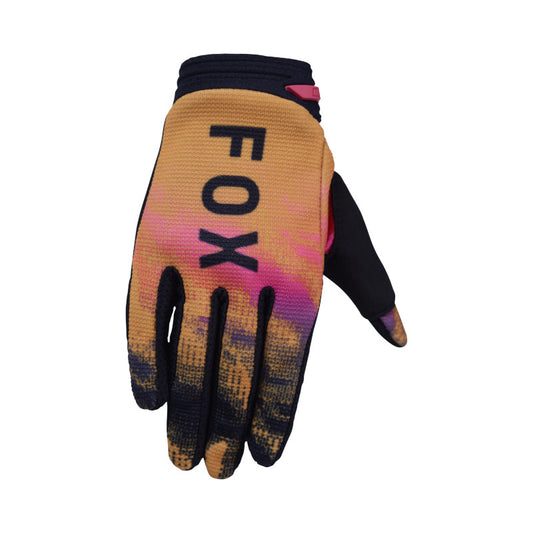 Fox MX26 Youth 180 Kairos Gloves - Orange / Pink