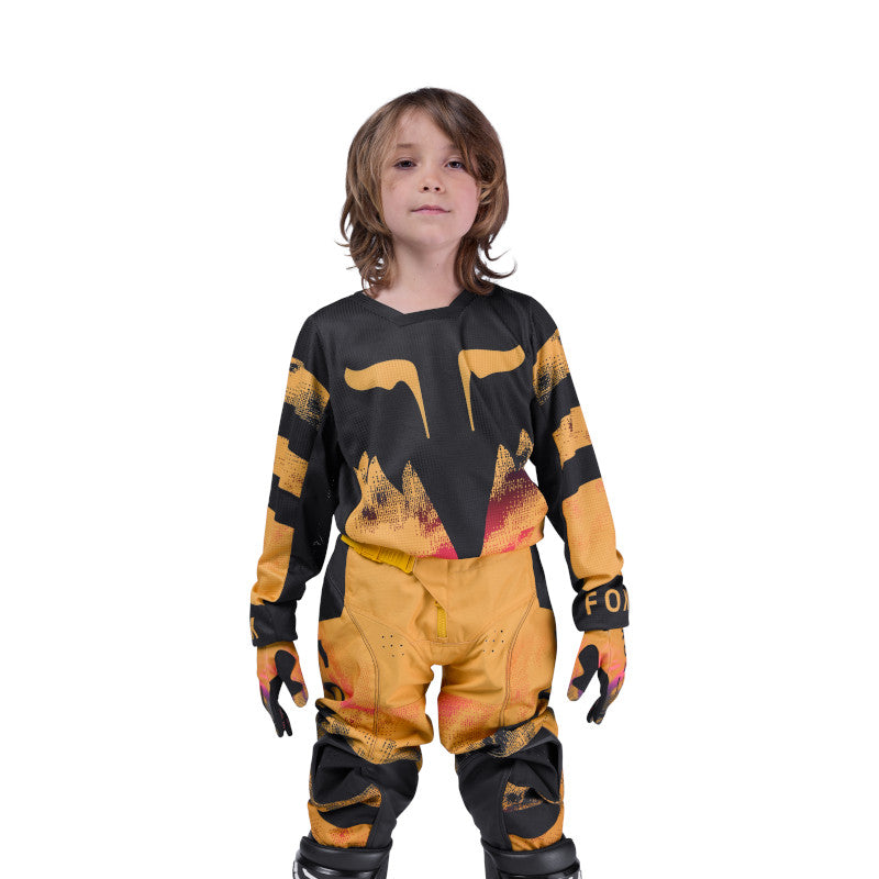 Fox MX26 Youth 180 Kairos Jersey - Orange / Black