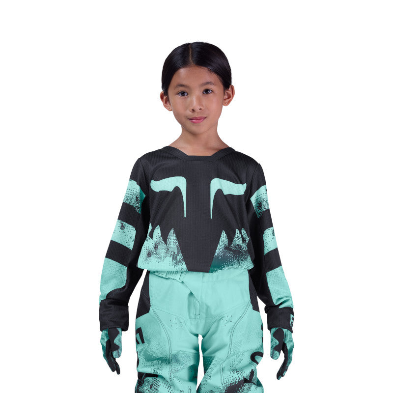 Fox MX26 Youth 180 Kairos Jersey - Turquoise