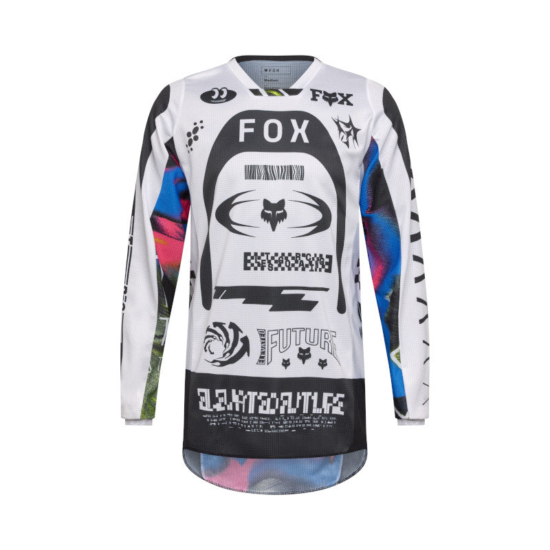 Fox MX26 180 Image Cosmo Jersey - White / Black
