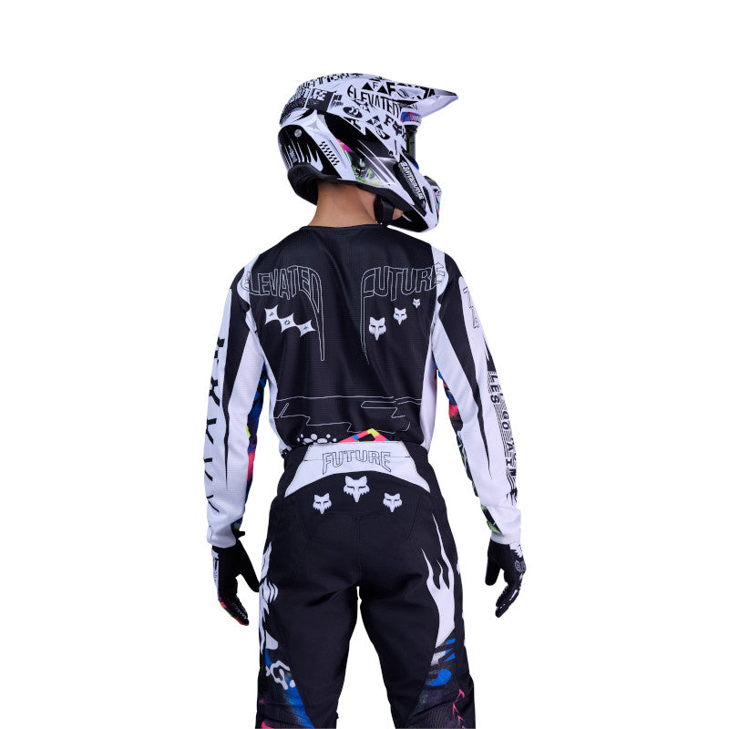 Fox MX26 180 Image Cosmo Jersey - White / Black