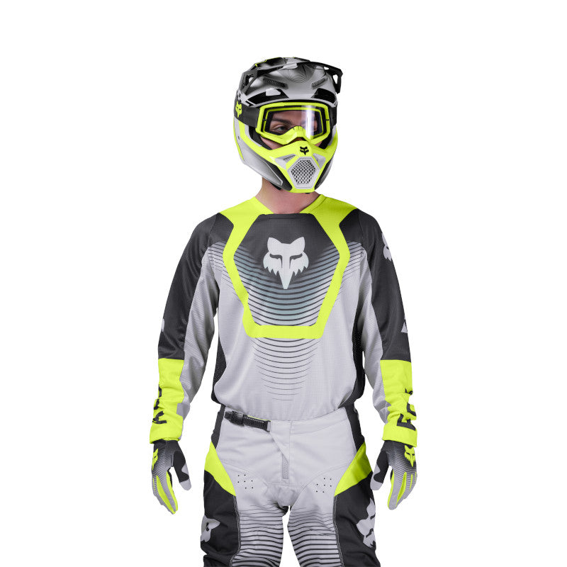 Fox MX26 180 Collect Jersey - Grey / Yellow