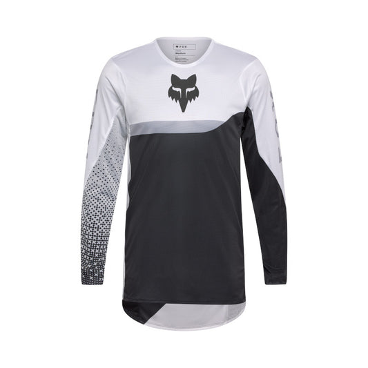 Fox MX26 Flexair Fracture Jersey - White / Black