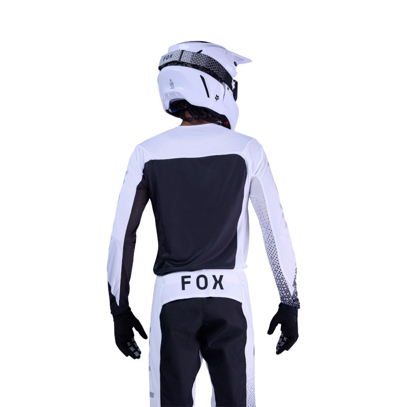 Fox MX26 Flexair Fracture Jersey - White / Black
