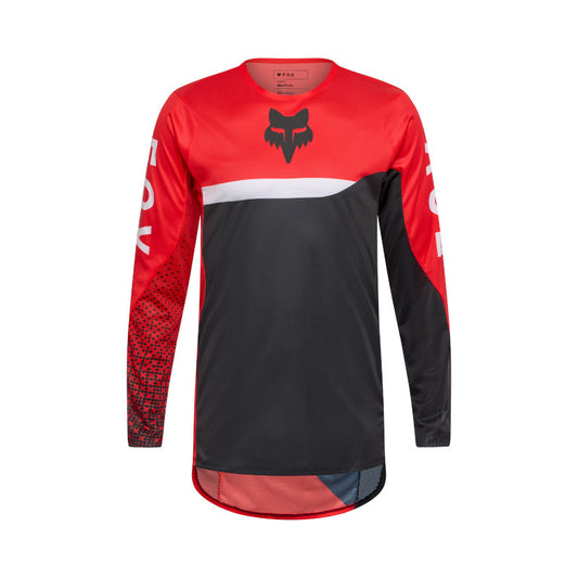 Fox MX26 Flexair Fracture Jersey - Fluro Red