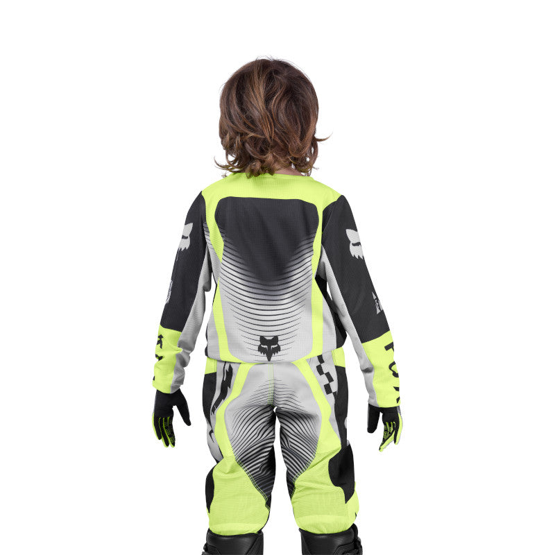 Fox MX26 Youth 180 Collect Jersey - Grey / Yellow